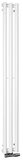 PILON vykurovacie teleso 196x1800mm, so 3 háčikmi, bielá mat