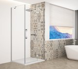 TRINITY CHROME obdĺžniková sprchová zástena 800x1000mm, číre sklo, pravé