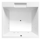 CAME hydromasážna vaňa, 175x175x50cm, Attraction Hydro, chróm
