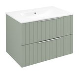 CIRASA STRIP umývadlová skrinka 69,8x52x46cm, verde