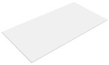 NELIO keramická doska Blanco 77,5x0,9x49,3cm, biela matná