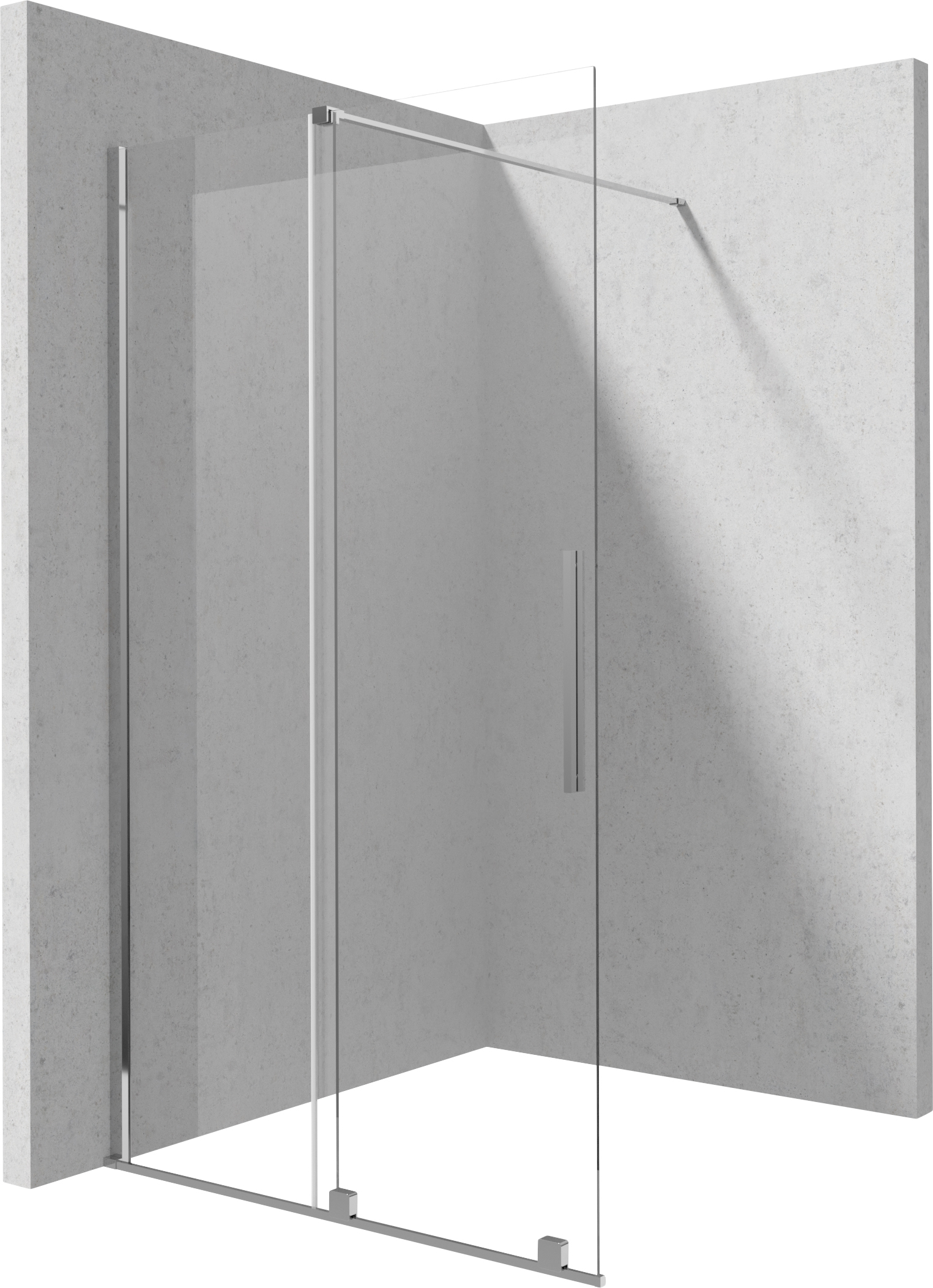 Deante Prizma - Ścianka prysznicowa walk-in 100 cm - przesuwna – walk-in sprchová zástena
