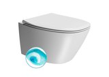 MODO závesná WC misa, Swirlflush, 37x54cm, biela dual-mat