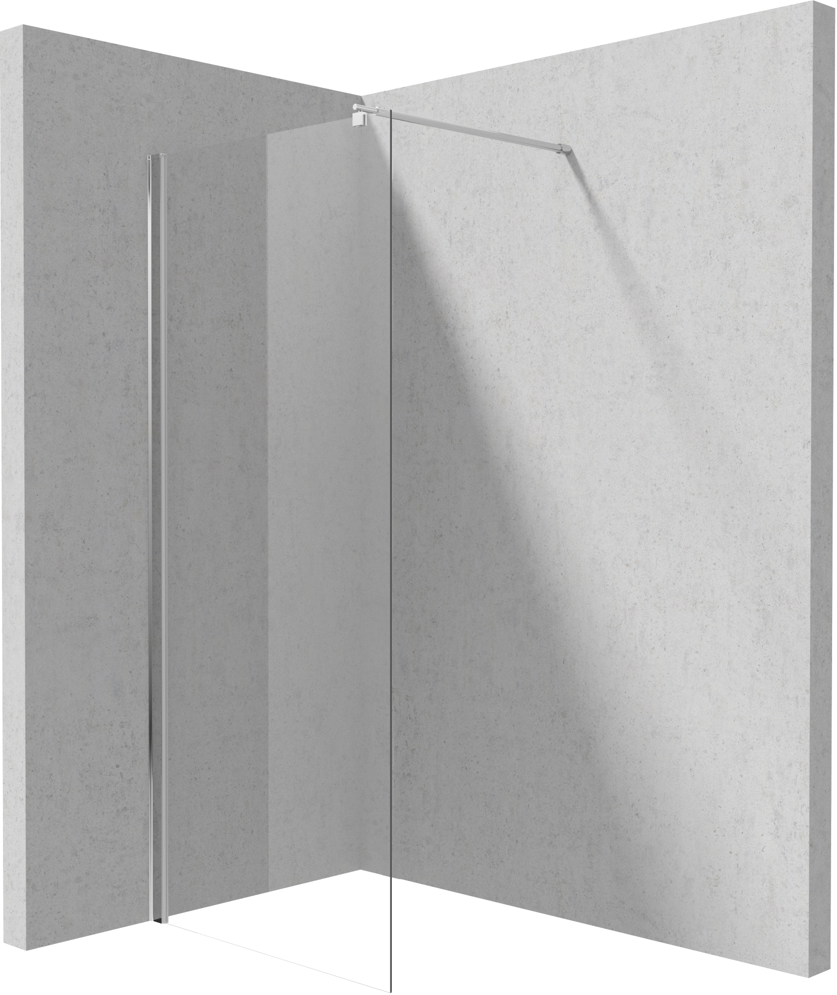 Deante Kerria Plus - Ścianka prysznicowa / walk-in systemu Kerria Plus 80 cm – walk-in sprchová zástena