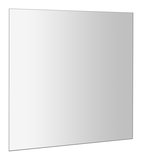 SECA zrkadlo s brúseným okrajom 80x80cm, CU free