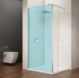 VARIO prídavný panel 350 mm, číre sklo, chróm