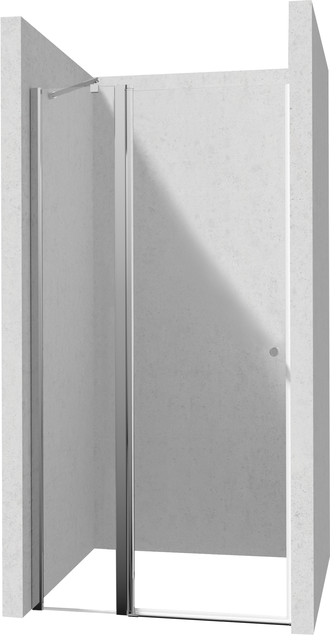 Deante Kerria Plus - Drzwi prysznicowe 120 cm - uchylne – sprchové dvere do niky