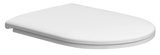 WC sedátko, Soft Close, Quick Release, biela/chórm