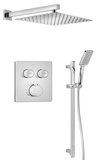 SMART SELECT sprchový set s termostatickou batériou, 2 výstupy, posuvný držiak sprchy, chróm