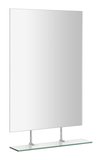 WEGA zrkadlo s policou 50x80cm
