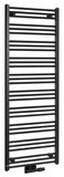 SAPHO ALBRECHT vykurovacie teleso 600x1570 mm, stredové pripojenie, čierna matná – kúpeľňový radiátor