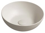 FORMIGO betónové umývadlo na dosku, priemer 39cm, piesková mat
