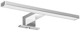SERAPA LED svietidlo 5W, 230V, 300x40x100mm, IP44, plast, chróm