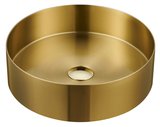 AURUM nerezové umývadlo, priemer 38cm, vrátane výpuste, zlato mat