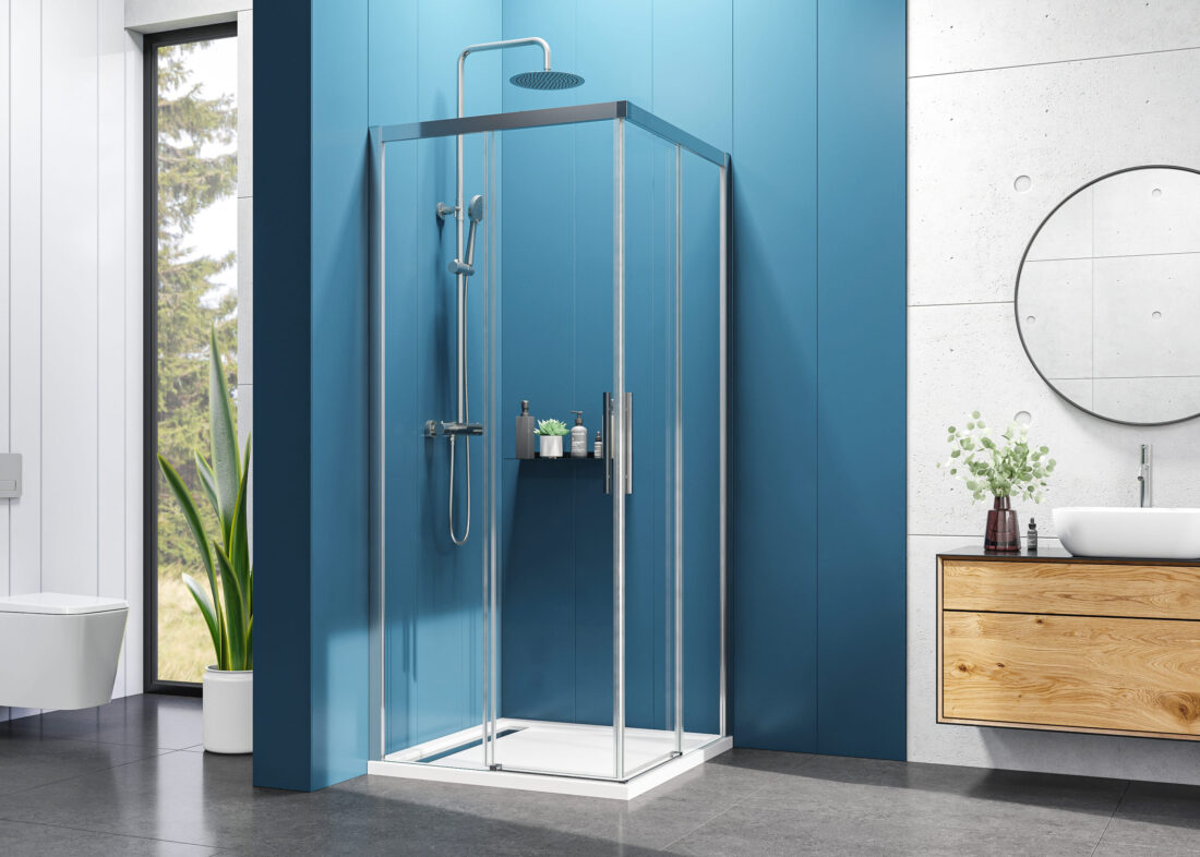 Aquatek WELLNESS A4 90×90, 100×100 – obdĺžnikový sprchový kút