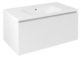 LOREA umývadlová skrinka 90x44x51,2cm, 1x zásuvka, biela mat