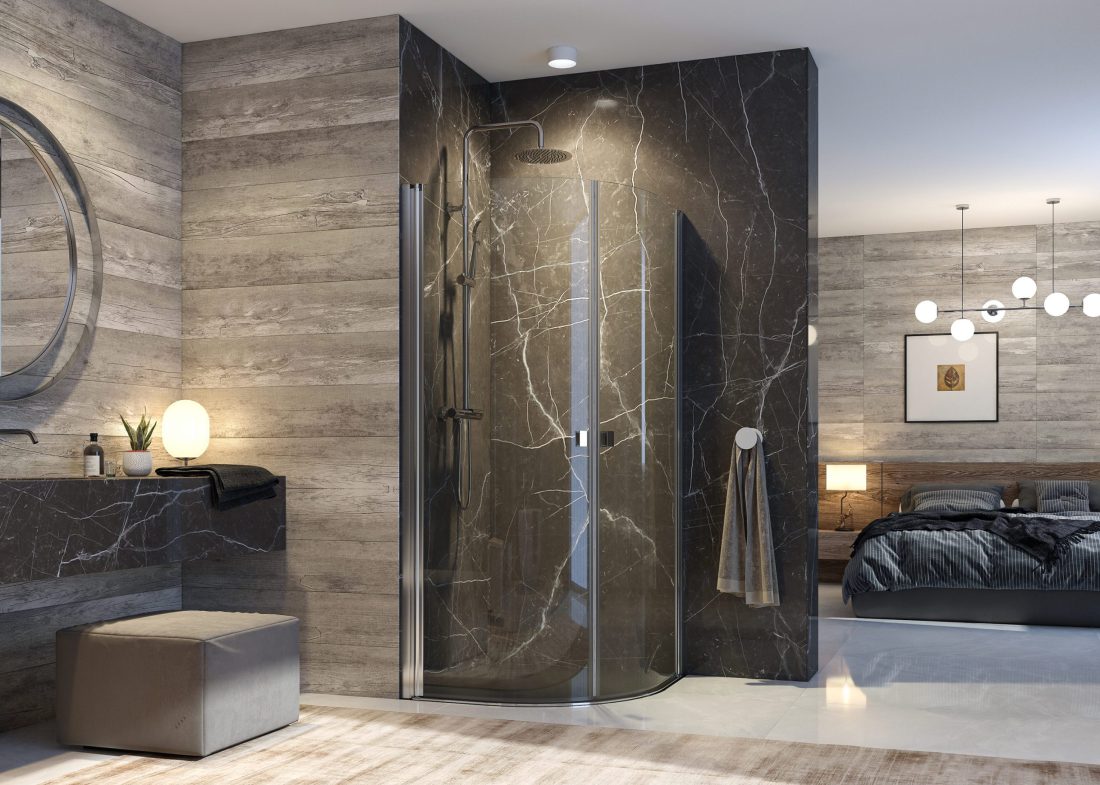 Aquatek GLASS S2 90×90 – štvorcový sprchový kút