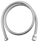 SOFTFLEX plastová sprchová hadica,100cm, metalická strieborná/chróm