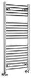 SAPHO ALYA vykurovacie teleso oblé 500x1110mm, chróm – kúpeľňový radiátor