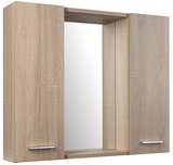 ZOJA/KERAMIA FRESH STRIP galérka s LED osvetlením, 70x60x14cm, dub platin