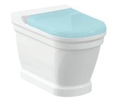 ANTIK WC kombi, spodný/zadný odpad, 37x63cm, biela