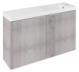 LATUS X umývadlová skrinka 78,8x50x22cm, dub Mocca
