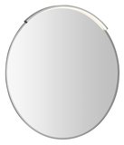 BORD zrkadlo s MOON LED osvetlenie, s brúseným okrajom guľaté, priemer 70cm, CU free