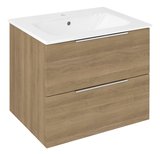 CIRASA umývadlová skrinka 59,2x52x46cm, dub cuneo