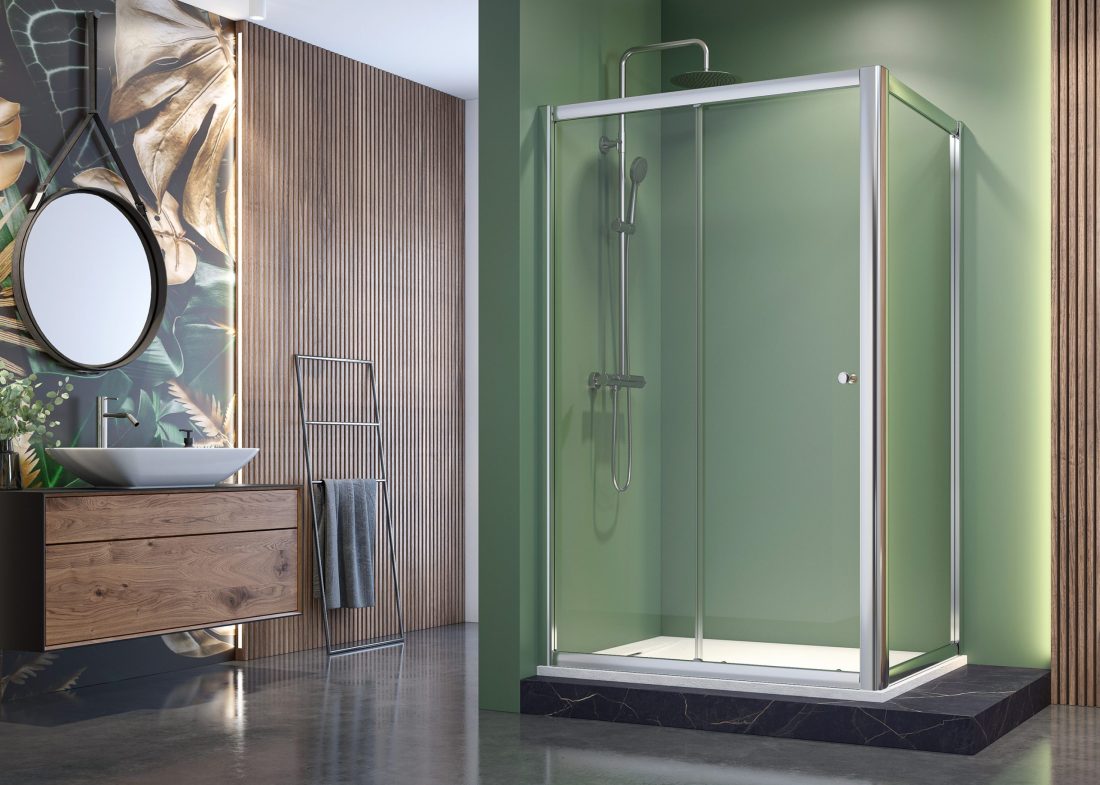 Aquatek MASTER R23 120×80 • MASTER R33 120×90 – štvorcový sprchový kút