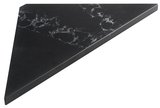 ABELINE rohová polička Rockstone 250x250mm, čierna attica