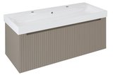 NELIO STRIP umývadlová skrinka 116,5x44x49cm, agila