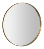 NOTION guľaté zrkadlo v ráme, ø 70cm, zlatá mat
