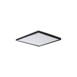 AZPO stropné LED svietidlo, 225x225mm, 12,3W, 3000/4000/6000K, IP54, čierna mat