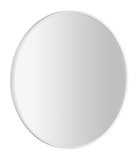 NOTION SLIM guľaté zrkadlo v ráme, priemer 60cm, biela mat