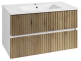 PANEDA STRIP umývadlová skrinka 89,5x55x45,2cm, dub emporio