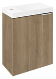 LATUS X umývadlová skrinka 39,4x50x22cm, dub Cuneo