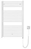 SAPHO DIRECT-E elektrické vykurovacie teleso, rovné, 600x960 mm, 400 W, biela – elektrický sušiak uterákov