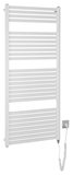 SAPHO TONDI-E elektrické vykurovacie teleso, rovné, 600x1330 mm, 600 W, biela – infračervený panel