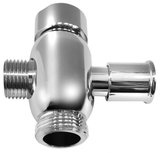 Prepínač sprchového stĺpu F3/4"-M1/2 ‚xM3/4‘, chróm (ANTEA, VANITY, AXIA)