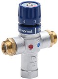 Termostatický regulátor teploty vody, 1/2", 30-60 stupňov, spätné klapky