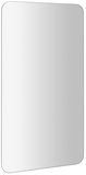ISHAPE zrkadlo s brúseným okrajom 50x90cm, zaoblené rohy, CU free