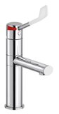 LEA stojánkova umývadlová vysoká, otočná hubica, lekárská páka, chróm