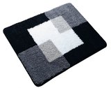 COINS predložka 55x50cm s protišmykom, polyester, šedá