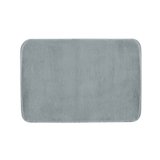 FUZZY kúpeľňová predložka, 60x100cm, 100% polyester, protišmyk, šedá