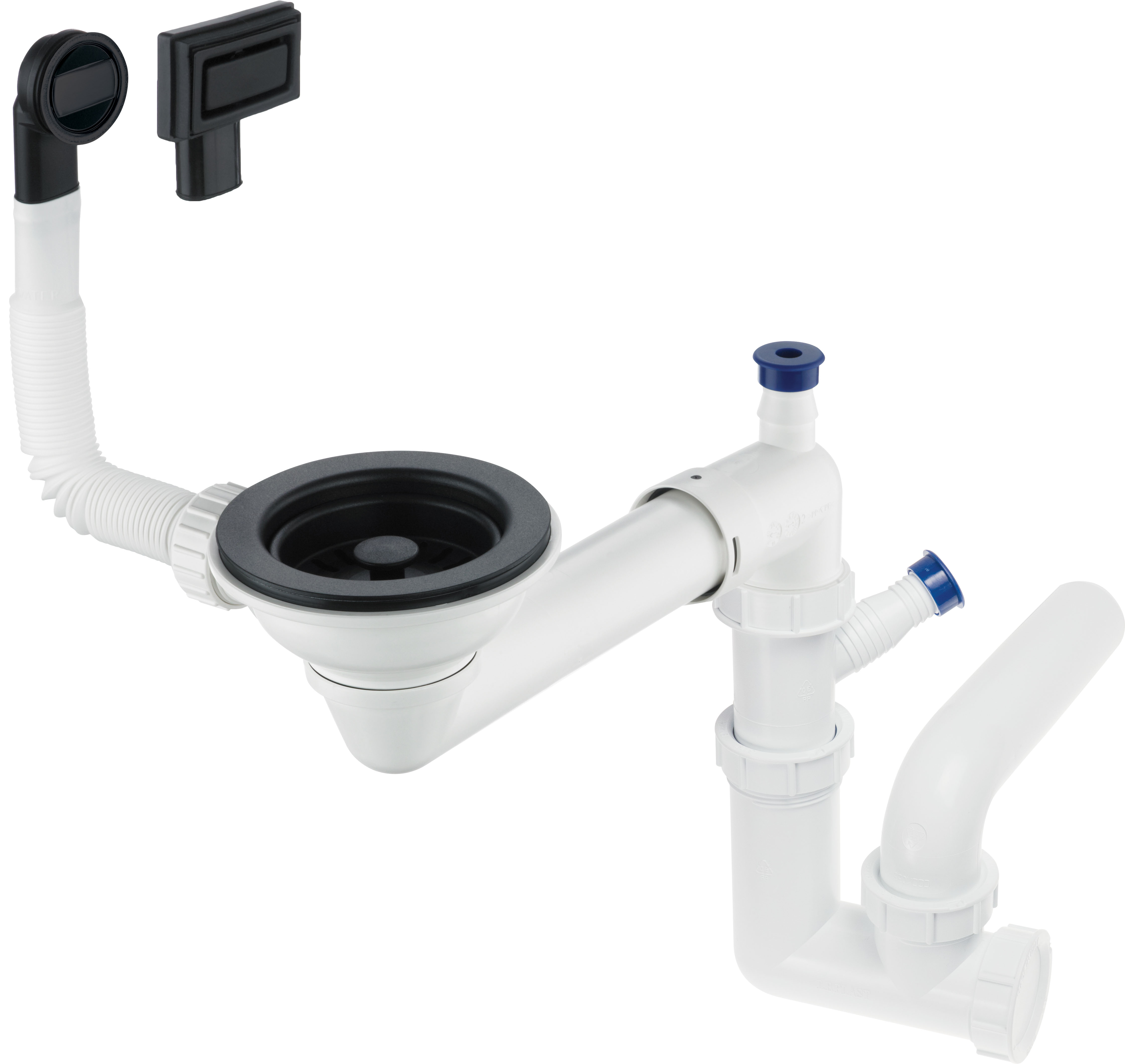 Deante Space-Saver - Syfon do zlewozmywaka 1-komorowego - Space-Saver